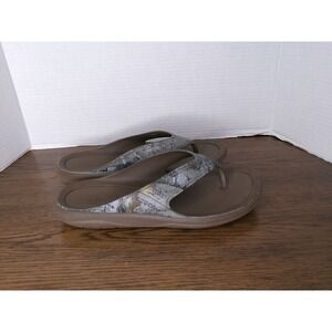 Crocs Realtree Swiftwater Edge Wave CamoFlip Flops Slides Women 7